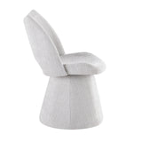 Maryland 360 Swivel Fabric Dining Chairs - Pairs - 2 Colours