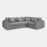 Mirabel Grey Velvet Right Hand Facing Corner Sofa