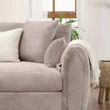 Mirabel Mocha Velvet Right Hand Facing Corner Sofa