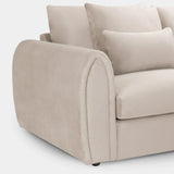 Mirabel Mocha Velvet Right Hand Facing Corner Sofa
