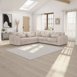 Mirabel Mocha Velvet Large Corner Sofa