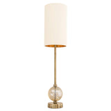 RV Astley Jarama Table Lamp Cognac and Antique Brass