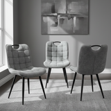 Arizona Extending Black Ceramic Table With Monza Chairs