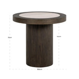Richmond Interiors Nando Brown End Table