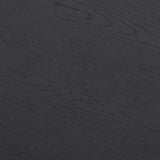 DI Designs Leckford Black Aged Oak Ribbed Round Dining Table