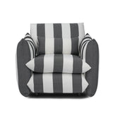 OTI Sycamore Chair – Black & White Striped