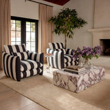 OTI Sycamore Chair – Black & White Striped