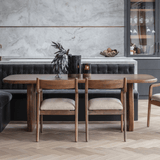Libra Interiors Monterey Rectangular Wooden Rectangular Dining Table
