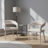 Olympia 160cm Beige Ceramic Marble Dining Table With Olympia Dining Chairs