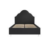 LPD Home Quince Onyx Velvet Double Bed Frame