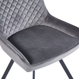 Regent 160-240cm Grey Matt Ceramic Marble Side Extending Dining Table With Velvet Dining Chairs