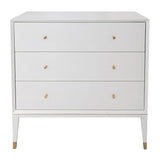 Bayeux 3 Drawer Chest - White