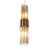 Colmar Thin Pendant Light - Antique Brass