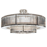 Garnet Chandelier - Nickel
