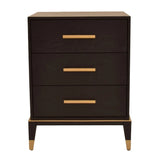 Evan 3 drawer Bedside Table