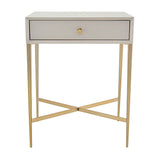 Finley Bedside Table - Grey