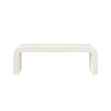 Ren Daisy Chenille Boucle Fabric Bench