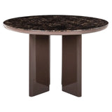 Richmond Interiors Almundi Chocolat Brown 120cm Dining Table