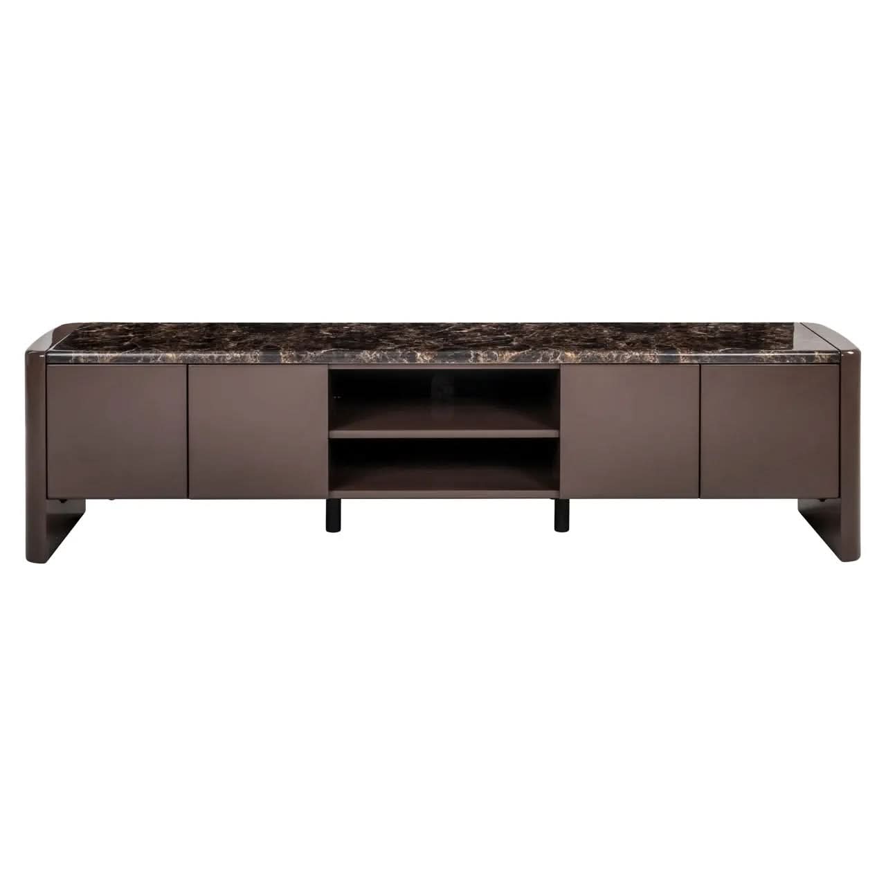 Richmond Interiors Almundi Chocolate Brown TV Cabinet