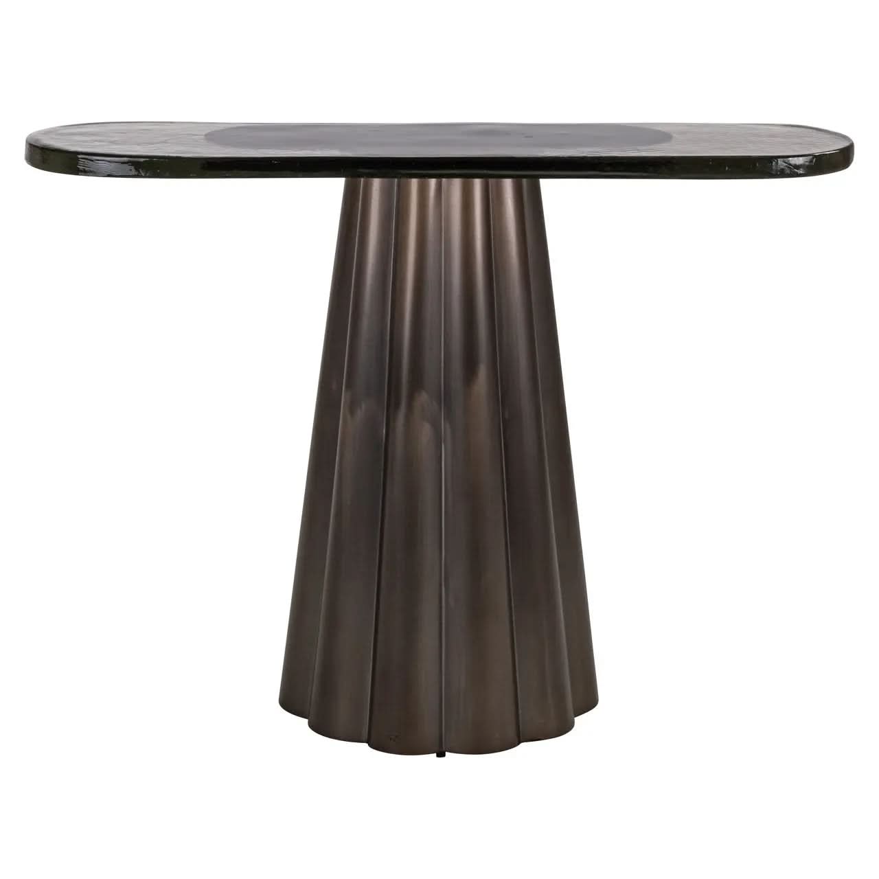 Richmond Interiors Barwick Brass Antique Console Table