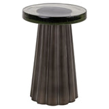 Richmond Interiors Barwick Brass Antique End Table