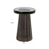 Richmond Interiors Barwick Brass Antique End Table