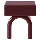 Richmond Interiors Bennet Burgundy 1-Drawer End Table