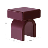 Richmond Interiors Bennet Burgundy 1-Drawer End Table