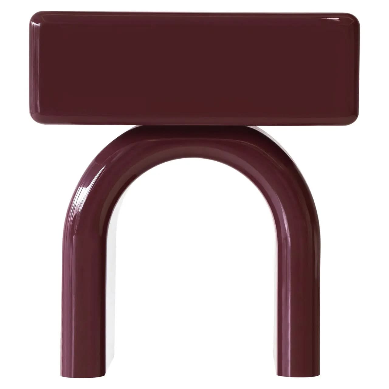 Richmond Interiors Bennet Burgundy 1-Drawer End Table