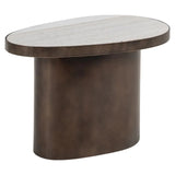 Richmond Interiors Biloxi Brown End Table with Natural Wood Finish