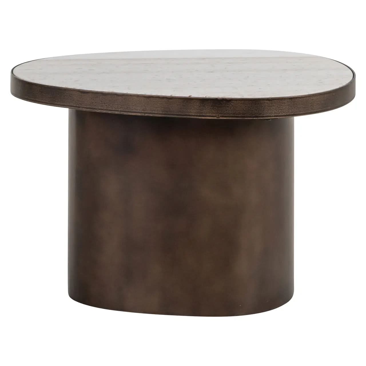 Richmond Interiors Biloxi Brown End Table with Natural Wood Finish