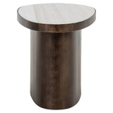 Richmond Interiors Biloxi Brown End Table with Natural Wood Finish