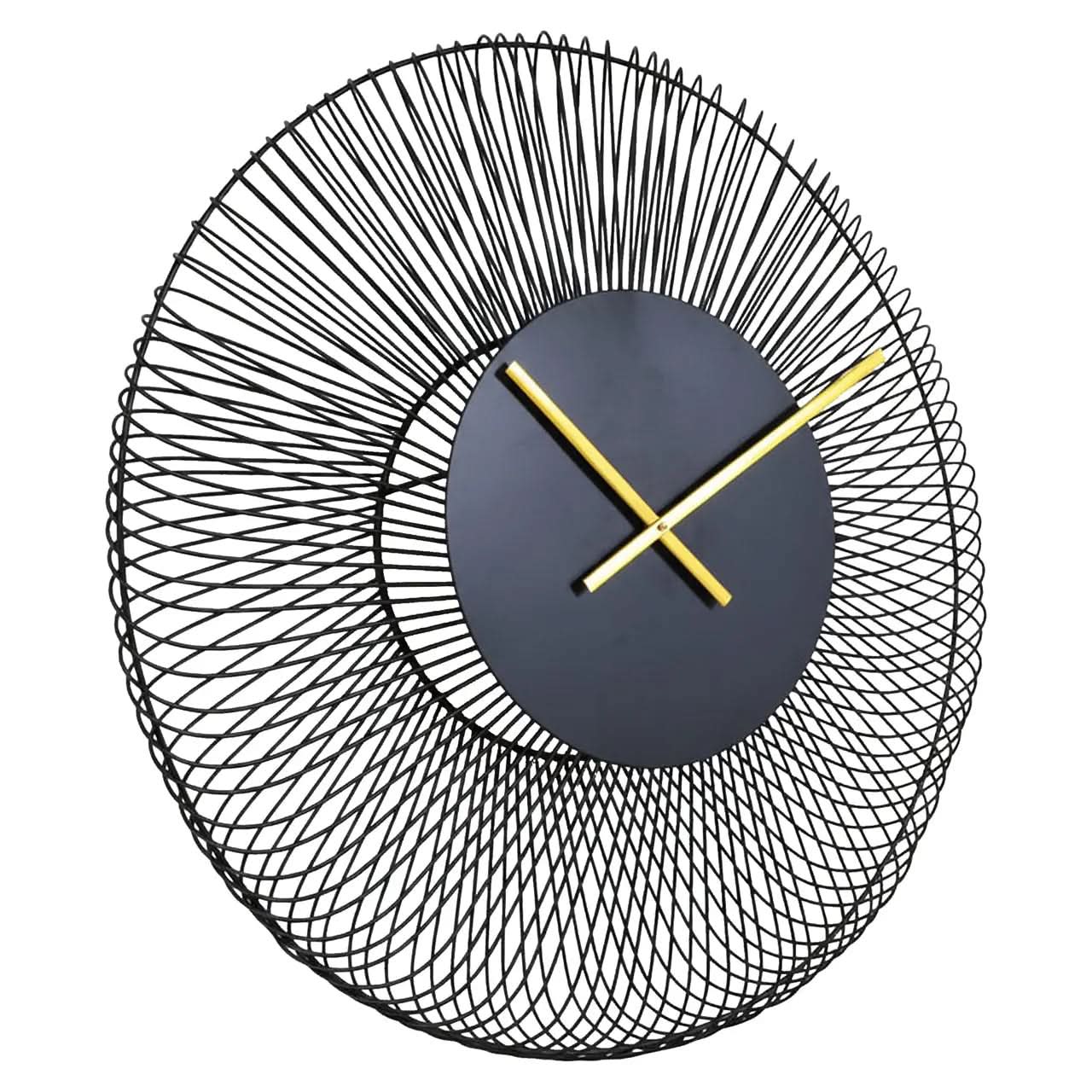Richmond Interiors Blunt Black Clock