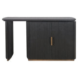 Richmond Interiors Cambon 2-Doors Desk in Dark Coffee