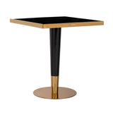 Richmond Interiors Can Roca Bistro Table in Black and Gold