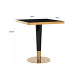 Richmond Interiors Can Roca Bistro Table in Black and Gold