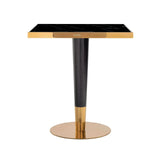 Richmond Interiors Can Roca Bistro Table in Black and Gold