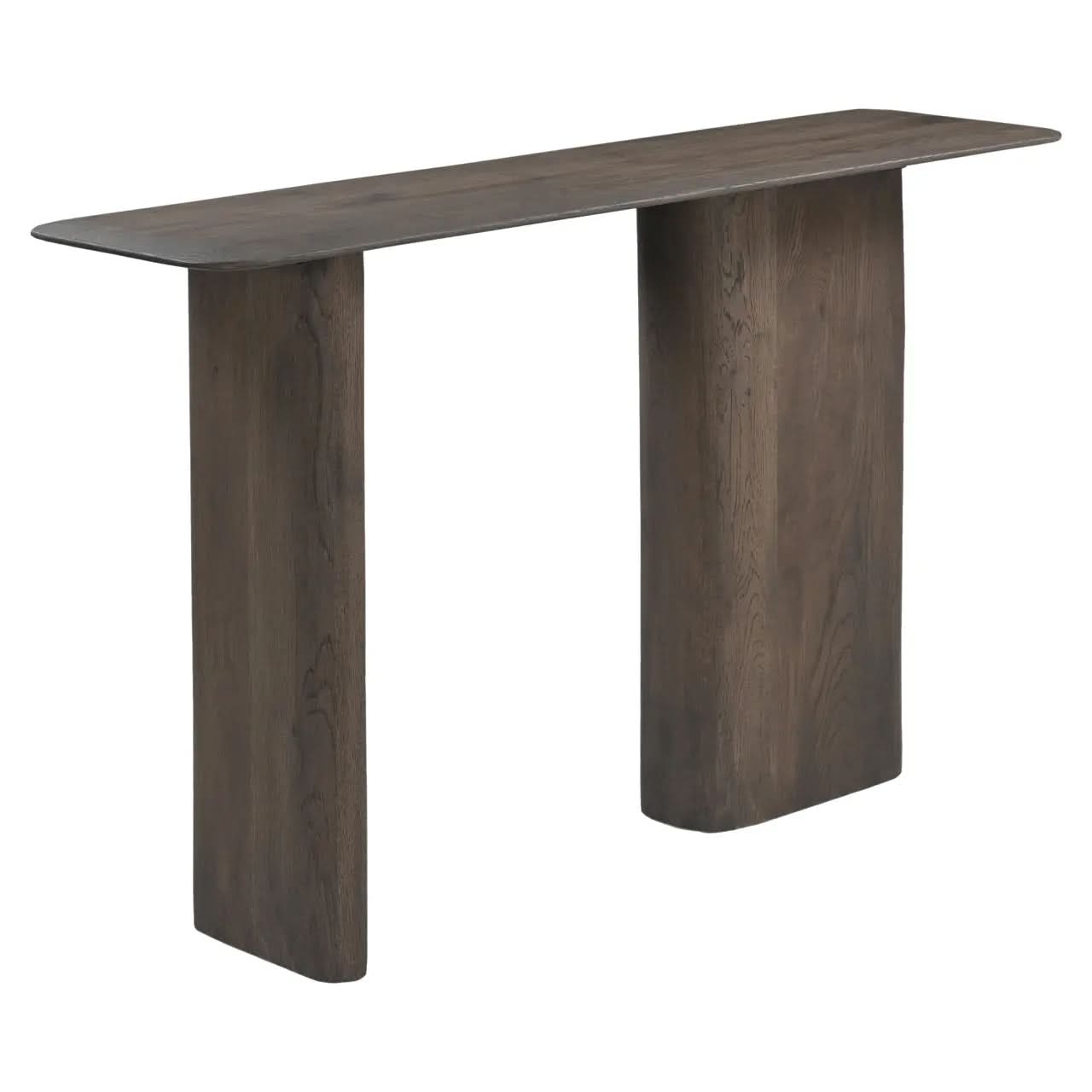 Richmond Interiors Castello Smoked Charchoal Console Table