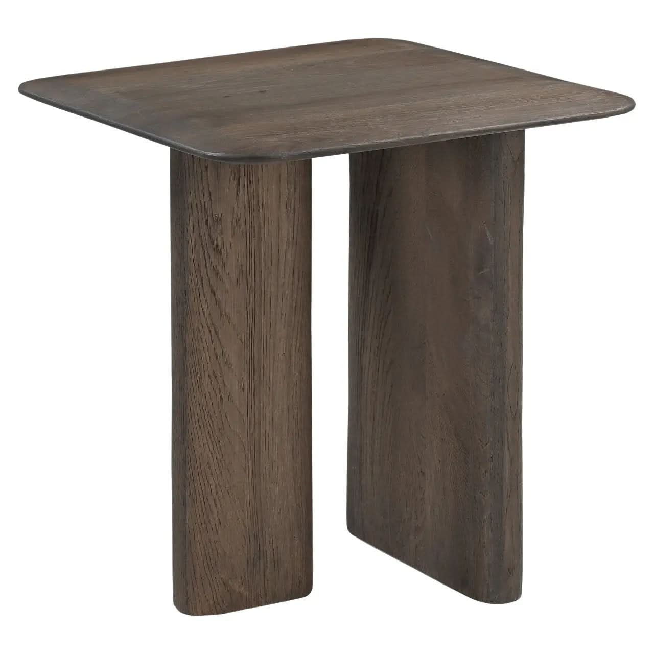 Richmond Interiors Castello Smoked Charchoal Oak Top End Table