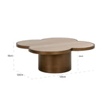 Richmond Interiors Clover Coffee Table in Beige