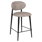 Richmond Interiors Dantes Geometric Counter Stool in Natural