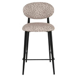 Richmond Interiors Dantes Geometric Counter Stool in Natural