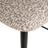 Richmond Interiors Dantes Geometric Counter Stool in Natural