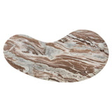 Richmond Interiors Brando Blush Beige Desk with Toronto Marble Top