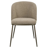 Richmond Interiors Elvi Mocca Chunky Dining Chair (Set of 2)