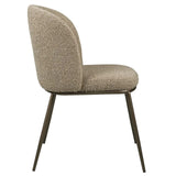 Richmond Interiors Elvi Mocca Chunky Dining Chair (Set of 2)