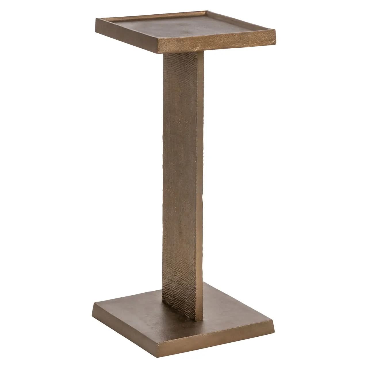 Richmond Interiors Foley Brass Antique End Table