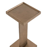 Richmond Interiors Foley Brass Antique End Table