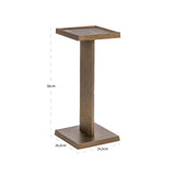 Richmond Interiors Foley Brass Antique End Table