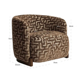 Richmond Interiors Hannah Brown Labyrinth Lounge Chair